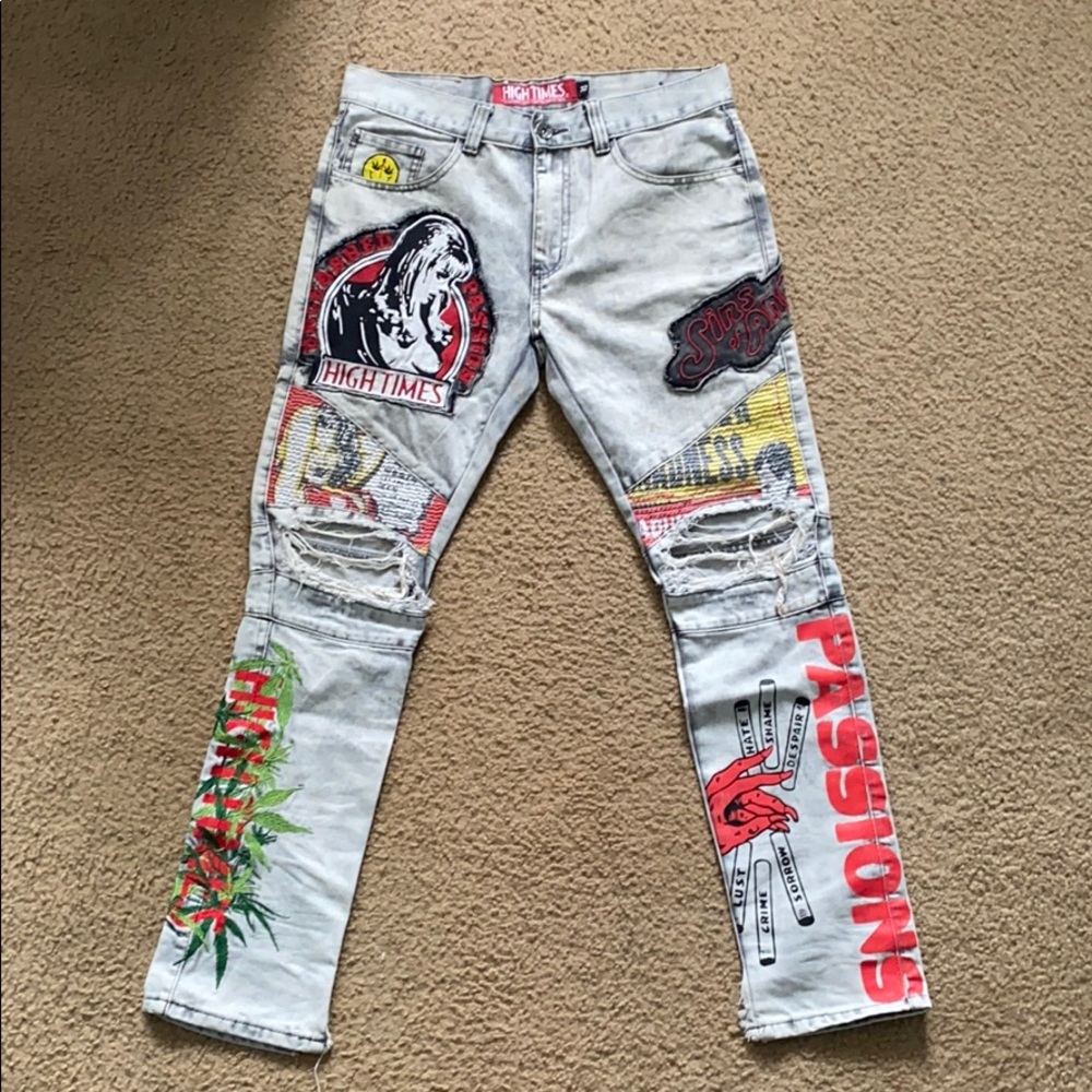 Grey Skinny Jeans
